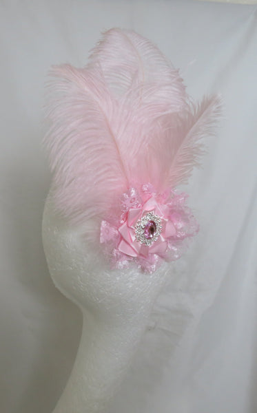 Pale Pink Austen Headpiece
