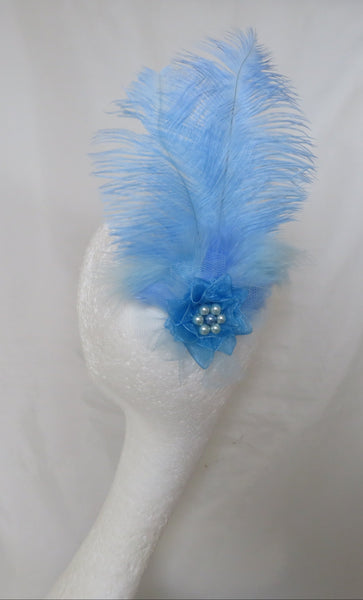 Hyacinth Blue Austen Headpiece