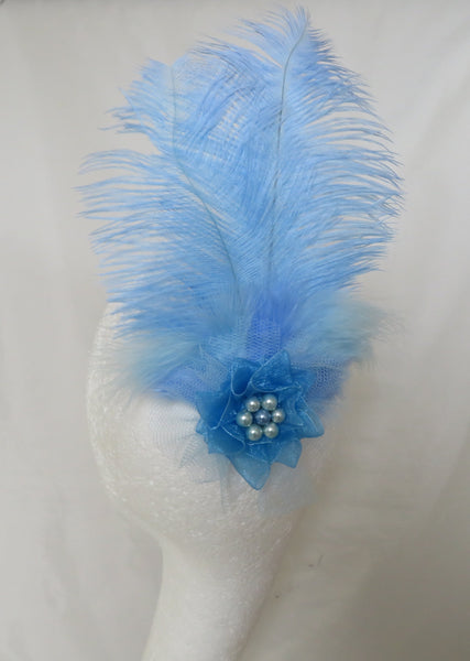 Hyacinth Blue Austen Headpiece