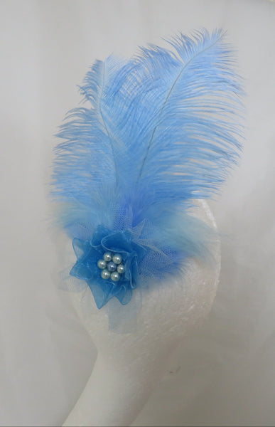 Hyacinth Blue Austen Headpiece