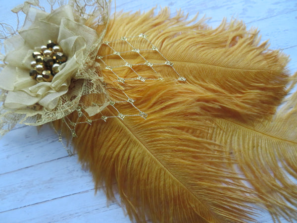 Gold Austen Headpiece