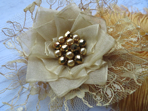Gold Austen Headpiece