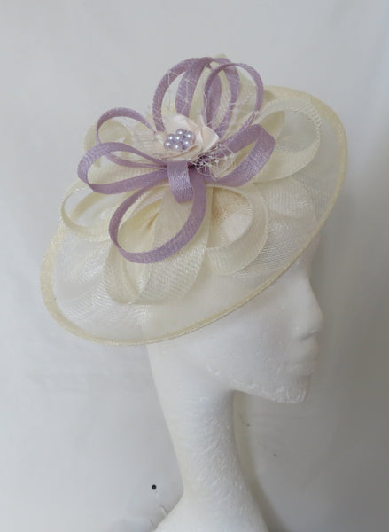 Cream Ivory and Lilac Cecilia