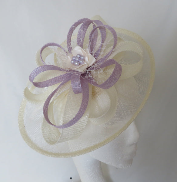 Cream Ivory and Lilac Cecilia