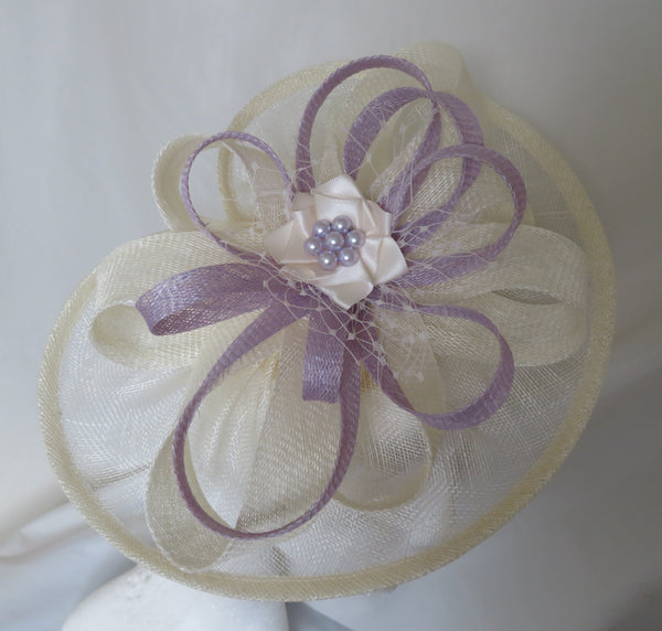 Cream Ivory and Lilac Cecilia