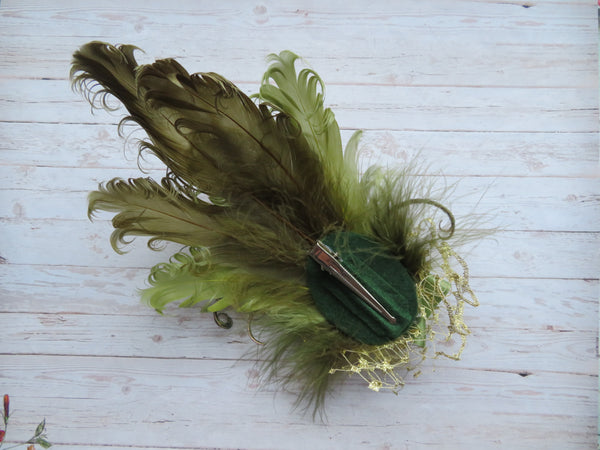 Olive Green and Gold Darcy