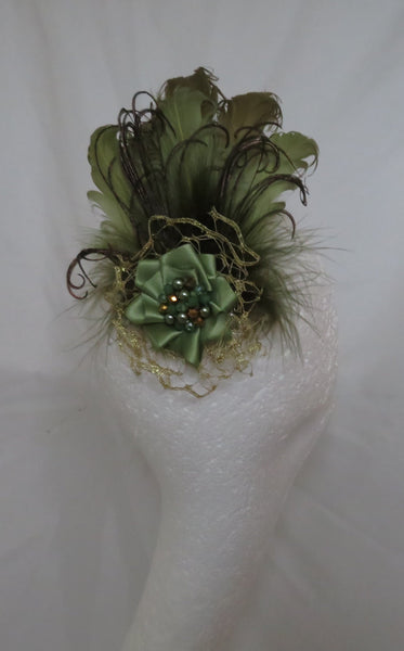 Olive Green and Gold Darcy