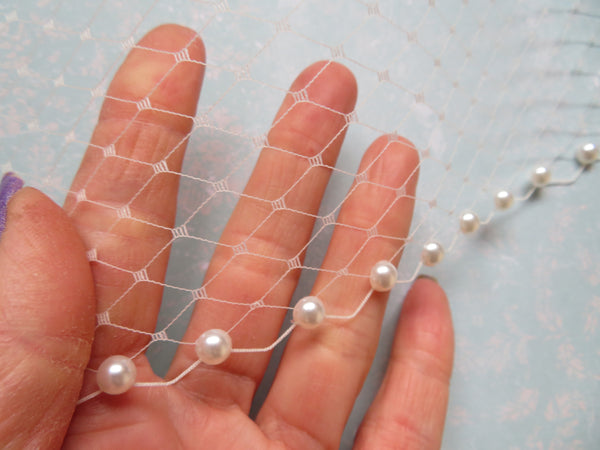 Ivory Pearl Veil