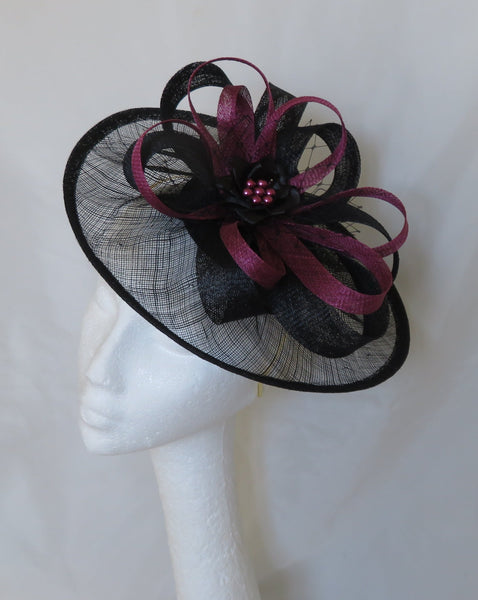 Black and Plum Pink Cecilia