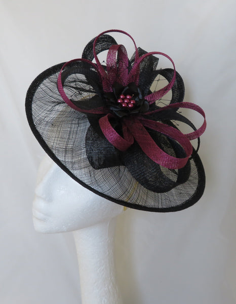 Black and Plum Pink Cecilia