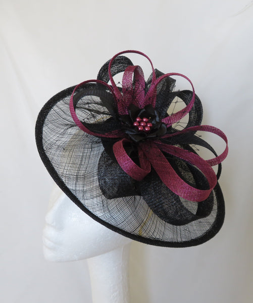 Black and Plum Pink Cecilia