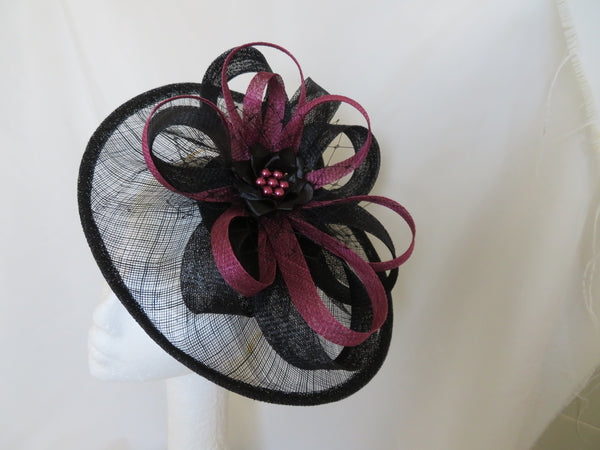 Black and Plum Pink Cecilia