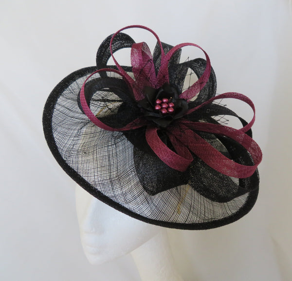 Black and Plum Pink Cecilia