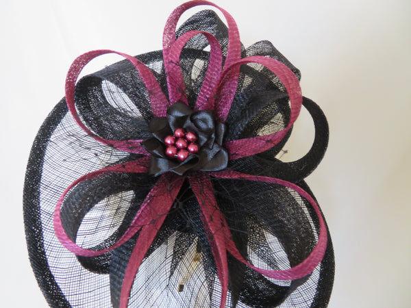 Black and Plum Pink Cecilia