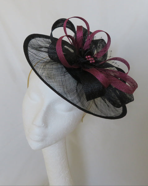 Black and Plum Pink Cecilia