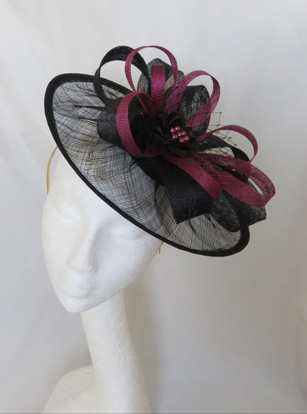 Black and Plum Pink Cecilia