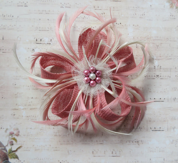 Dusky Pink and Ivory Mini Lily
