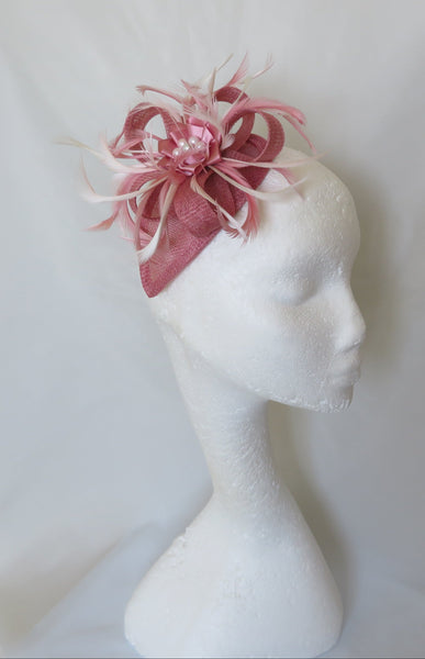 Summer Rose Pink Venus Fascinator