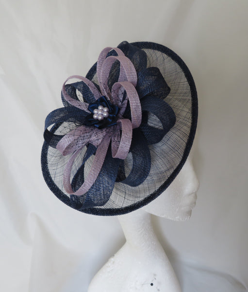 French Navy and Lilac Cecilia