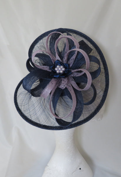 French Navy and Lilac Cecilia