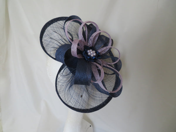 French Navy and Lilac Cecilia