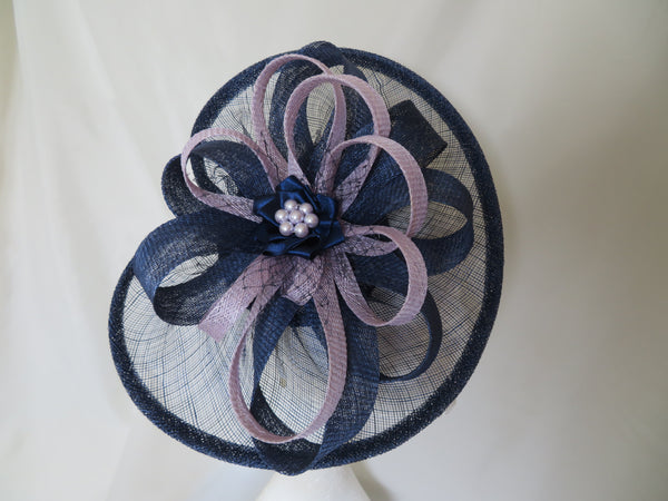 French Navy and Lilac Cecilia