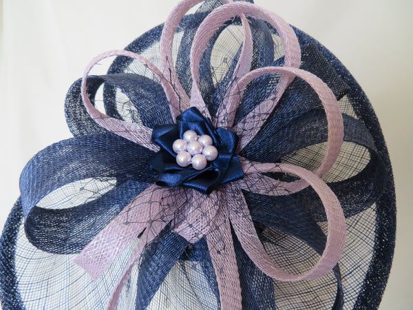 French Navy and Lilac Cecilia