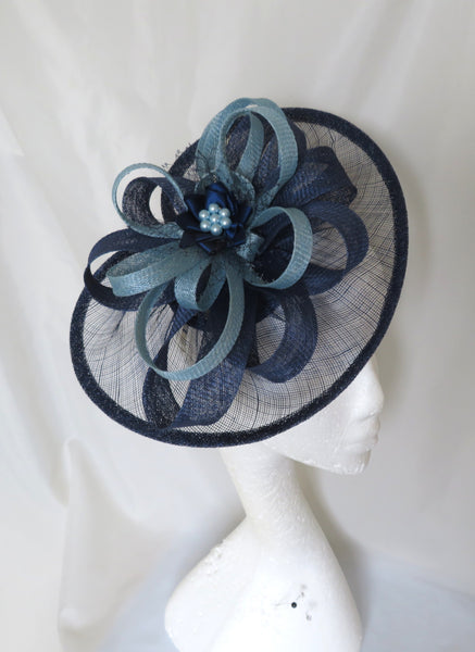 French Navy and Pale Blue Cecilia