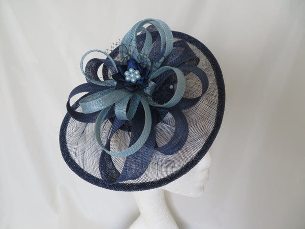 French Navy and Pale Blue Cecilia