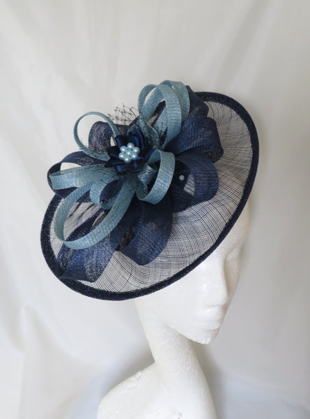 French Navy and Pale Blue Cecilia