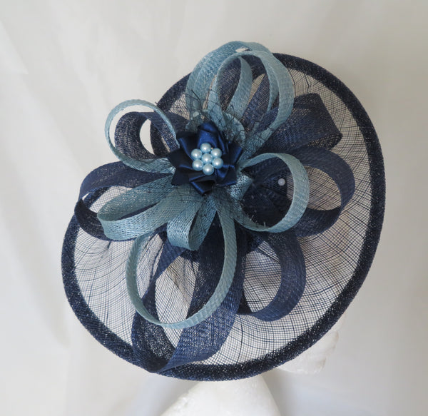 French Navy and Pale Blue Cecilia
