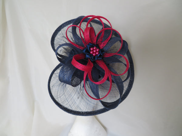 French Navy and Cerise Pink Cecilia
