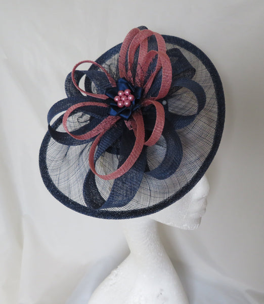 French Navy and Dusky Pink Cecilia