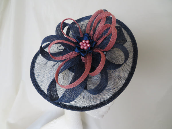 French Navy and Dusky Pink Cecilia