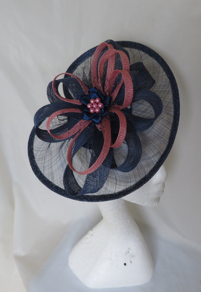 French Navy and Dusky Pink Cecilia