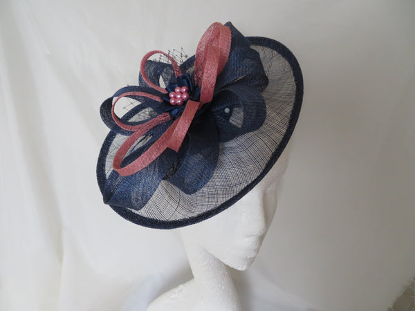 French Navy and Dusky Pink Cecilia