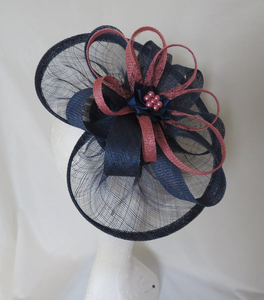 French Navy and Dusky Pink Cecilia