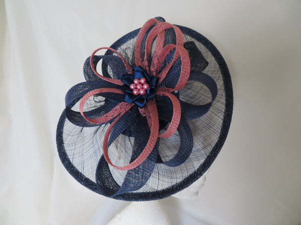 French Navy and Dusky Pink Cecilia