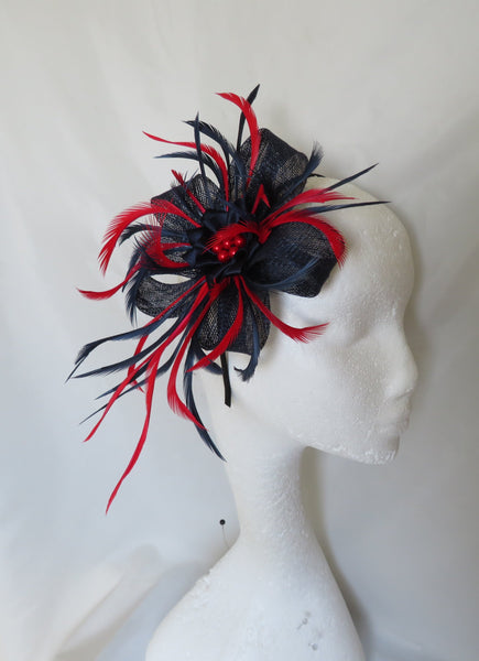 Navy Blue and Red Lily