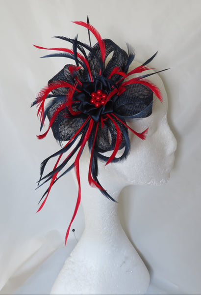 Navy Blue and Red Lily
