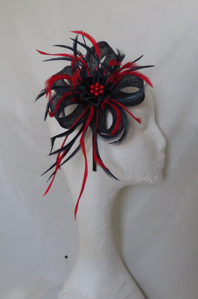 Navy Blue and Red Lily