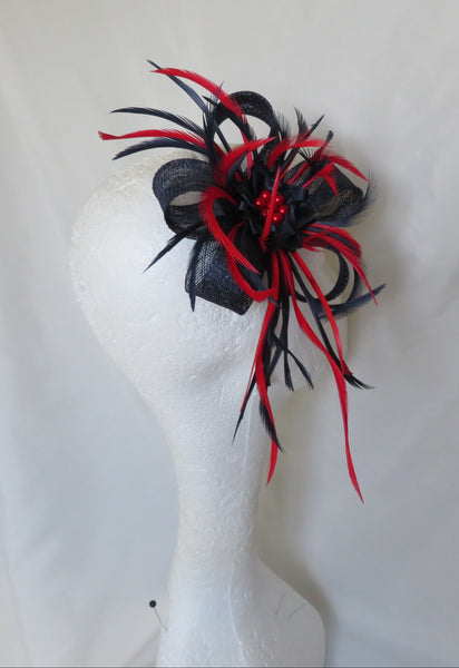 Navy Blue and Red Lily