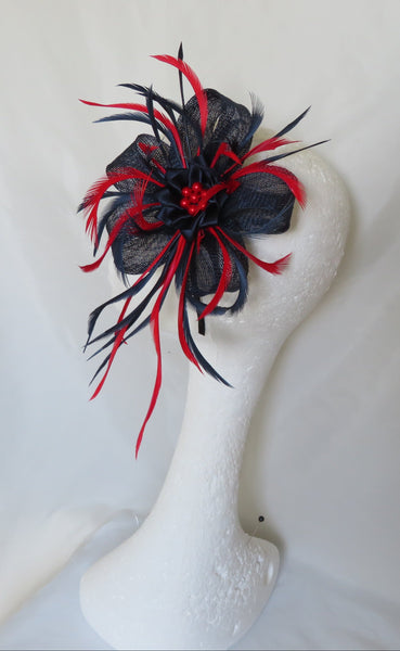 Navy Blue and Red Lily