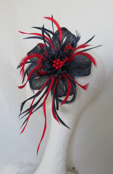 Navy Blue and Red Lily