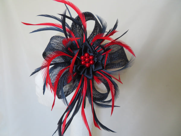 Navy Blue and Red Lily