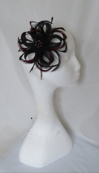 Black and Aubergine Mini Lily