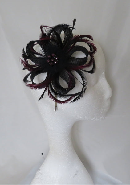 Black and Aubergine Mini Lily