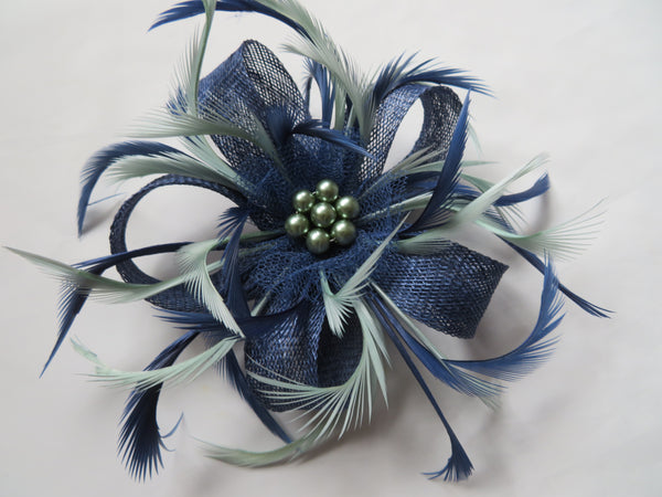 French Navy and Sage Green Mini Lily