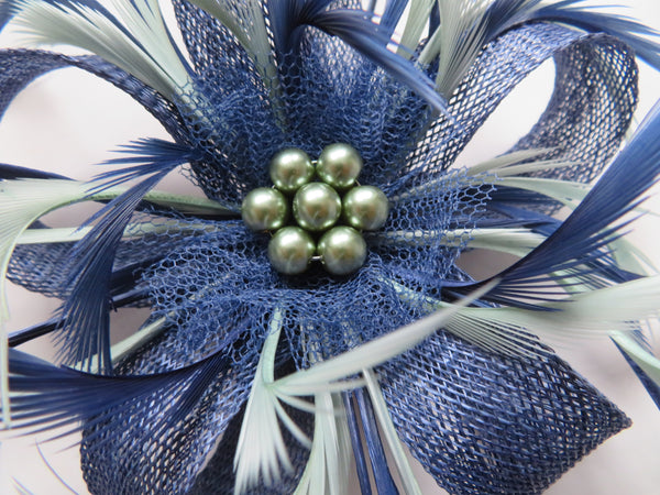French Navy and Sage Green Mini Lily