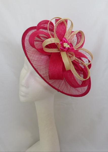 Cerise Pink and Lemon Yellow Cecilia